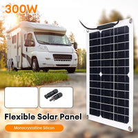 300W Monocrystalline Flexible Solar Panel Bendable 12V