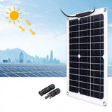 300W Monocrystalline Flexible Solar Panel Bendable 12V  With Solar Cables 4M