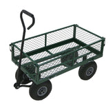 Garden Caged Platform Trolley Cart - 350kg Load