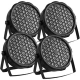 8 X 54 LEDs PAR Lights Professional DMX-512 RGB LED Strobe Stage PAR Lights