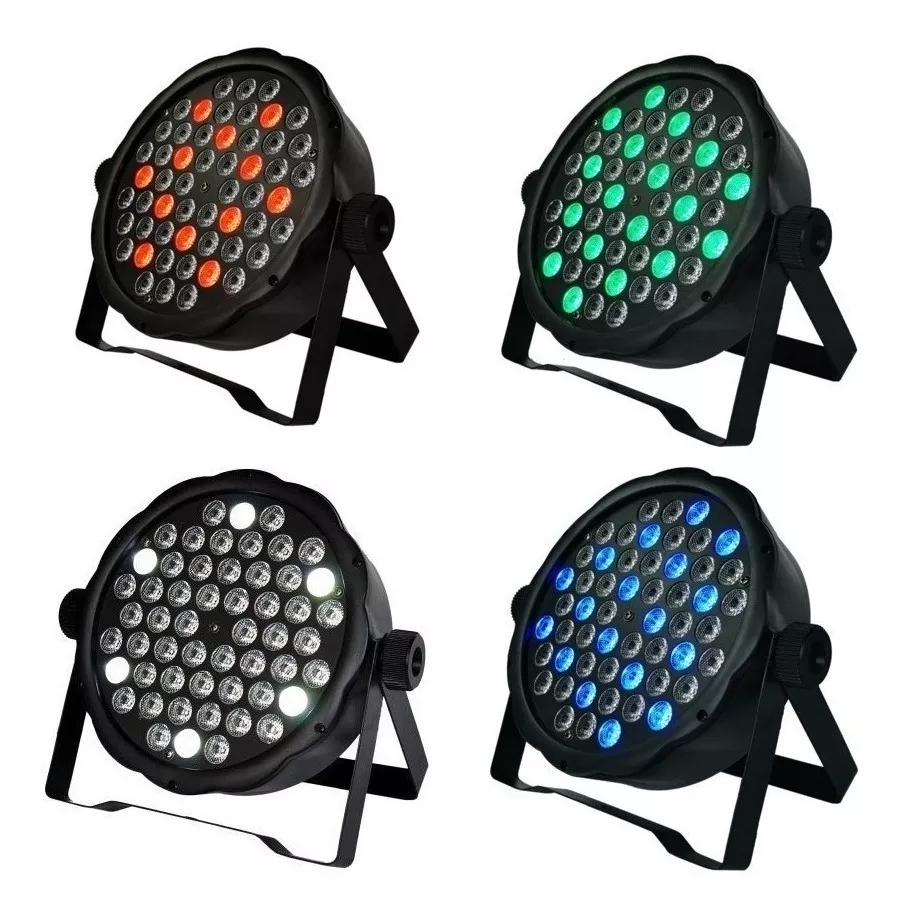 8 X 54 LEDs PAR Lights Professional DMX-512 RGB LED Strobe Stage PAR Lights