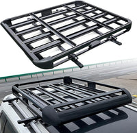 Universal Roof Rack Basket Car Top Luggage 140X96 cm (Black)
