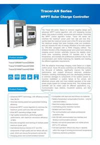 EPEVER 20A Solar Controller MPPT Solar Panel Charge Controller (Certificate)