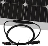 200 Watt Monocrystalline Flexible Solar Panel  With  A 30amp Controller Cables