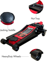 Trolley Floor Jack 3Ton  (Double Pump)  29kg  83-465mm