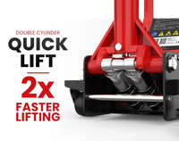 Trolley Floor Jack 3Ton  (Double Pump)  29kg  83-465mm