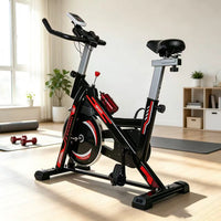 Indoor Exercise Bike  Stationary Cycling Bike with LCD Monitor