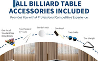Assembled Rack & Roll Assembled 7Ft Pool Table Red With Auto Ball Return The Ultimate Package Deal (NOT A KIT SET)