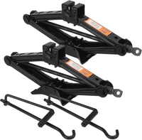 2 x Heavy Duty 2 Ton Scissors Jack