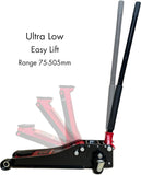 Super Low Profile Hydraulic Trolley Floor Jack 3Ton  (Double Pump)  RRP $239