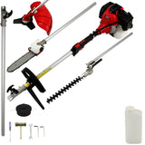 High-Powered 62CC Brush Weed Cutter Saw Hedge Trimmer 5 in 1 (max reach 3.2M)