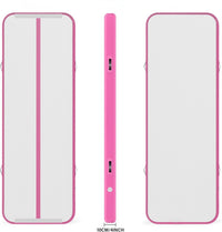 Evoland Inflatable Gymnastics Mat Air Track Tumbling Mat - 3M (Pink)