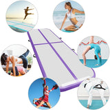 Evoland Inflatable Gymnastics Mat Air Track Tumbling Mat - 3M (Purple)