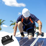Solar Panel Mount Mounting Kit Z Style Aluminium Brackets