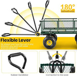 Garden Caged Platform Trolley Cart - 350kg Load