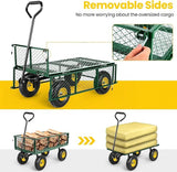 Garden Caged Platform Trolley Cart - 350kg Load