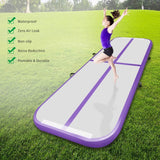 Evoland Inflatable Gymnastics Mat Air Track Tumbling Mat - 3M (Purple)