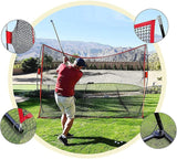 Heavy Duty Golf Practice Net Hitting Chipping Cage Training Aid