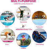 Evoland Inflatable Gymnastics Mat Air Track Tumbling Mat - 3M (Pink)