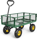 Garden Caged Platform Trolley Cart - 350kg Load