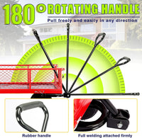 Garden Caged Platform Trolley Cart - 350kg Load