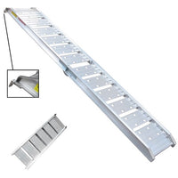 2 x Aluminum ATV Loading Folding Ramps loading capacity 400Kg Pair 1825 Long
