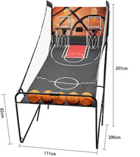 Dual Shot Arcade Basketball Game, 8 Modes  Game with LED Electronic Scorer Timer