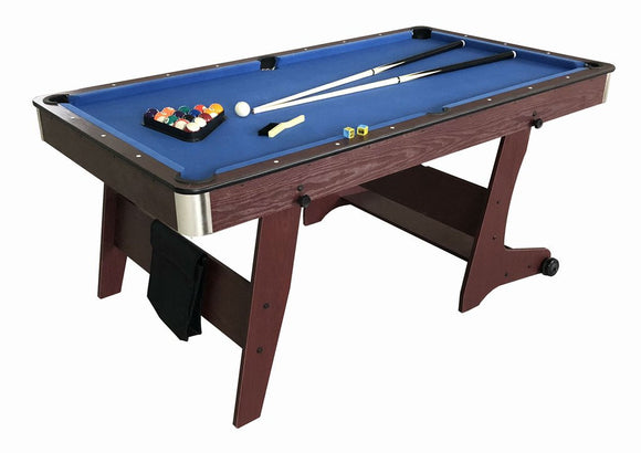 Brand New 6Ft Foldable Pool Table  (Blue Cloth)    RRP $495