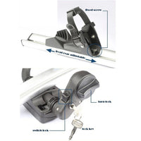 2 x Car Roof Bike Rack  Bike Carrier Silver
