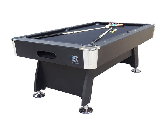 Rack & Roll Assembled 7Ft Pool Table Black With Auto Ball Return - The Ultimate Package Deal (NOT A KIT SET)
