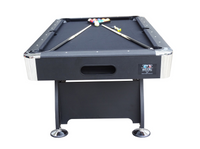 Assembled Rack & Roll Assembled 7Ft Pool Table Black With Auto Ball Return - The Ultimate Package Deal (NOT A KIT SET)