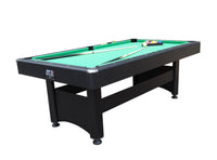 Rack & Roll Assembled 7Ft Multi Function 3 in 1 Pool Table, Hockey, Table Tennis Table Green