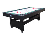 Rack & Roll Assembled 7Ft Multi Function 3 in 1 Pool Table, Hockey, Table Tennis Table Green