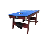 Rack & Roll 2 IN 1 COMBO POOL TABLE & TENNIS TABLE  (6 FT)  (FOLDABLE)   RRP $545