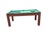 Rack & Roll Deluxe 6 ft 3 in 1 Pool Table, Table Tennis And Dining Table