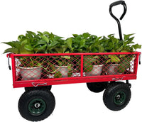 Garden Caged Platform Trolley Cart - 350kg Load
