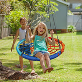 New Heavy-duty Hammock Outdoor Spider Web Swing 80cm 4 Ropes Hammock Swing Seat