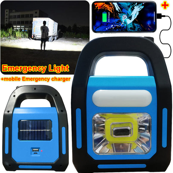 Hurry Bolt Work Camping  Rechargeable Solar Charging USB Charging Light Torch