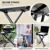 Double-Braced X-Style Keyboard Piano Stand  Adjustable
