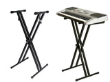 Double-Braced X-Style Keyboard Piano Stand  Adjustable