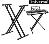 Double-Braced X-Style Keyboard Piano Stand  Adjustable