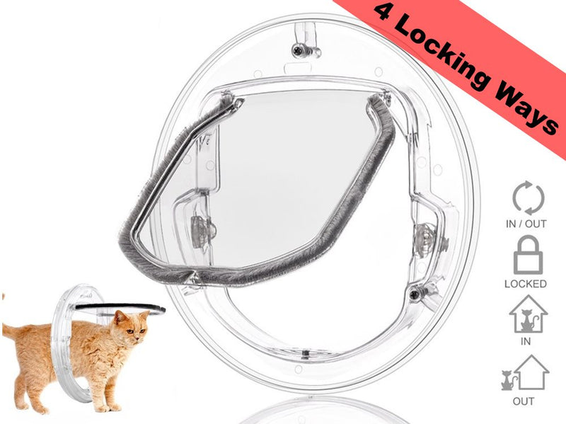 Large Pet Door With Lock For Cat Puppy Dog Door With Lock