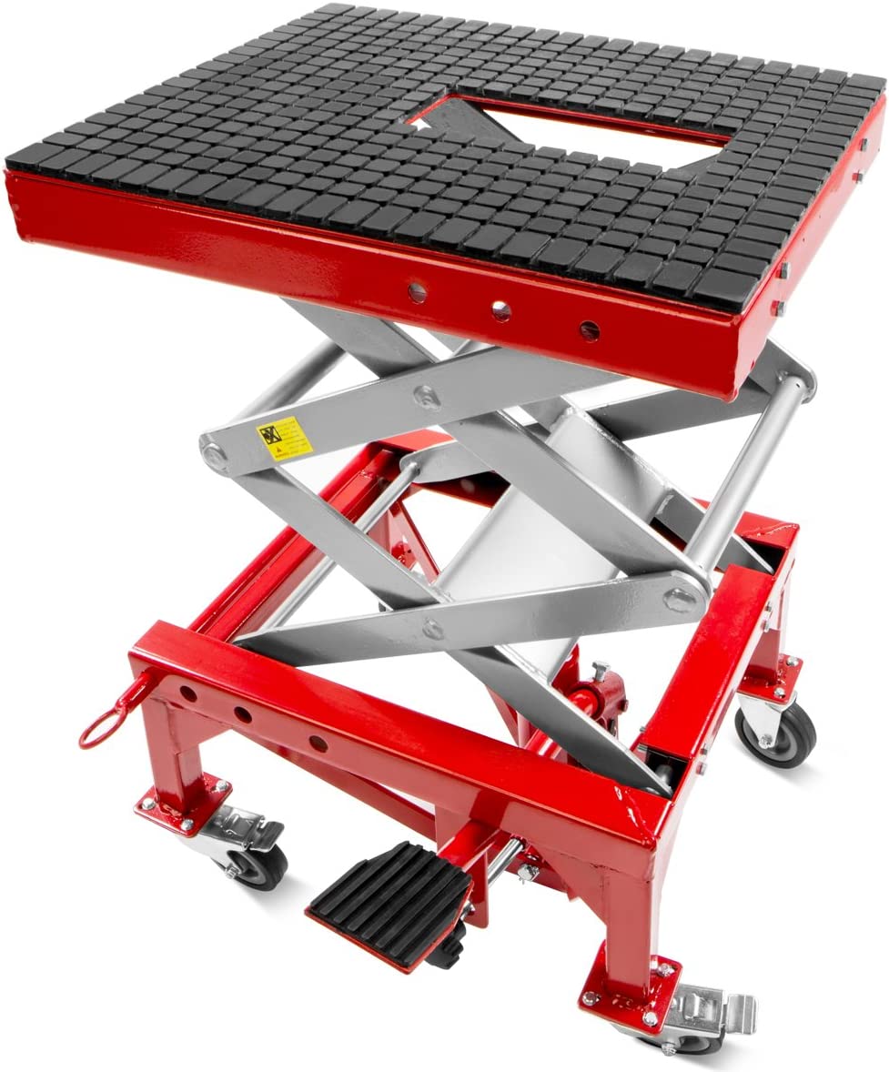 Motorcycle Lift Table Hydraulic Dirt Bike ATV Scissor Jack Lift Hoist