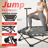 Mini Trampoline  Hexagonal  Foldable Silent Fitness Rebounder