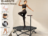 Mini Trampoline  Hexagonal  Foldable Silent Fitness Rebounder