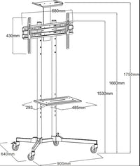 Mobile TV Stand 32 Inch - 65 Inch