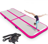 Evoland Inflatable Gymnastics Mat Air Track Tumbling Mat - 3M (Pink)