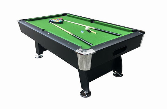 Assembled 7Ft Pool Table Green With Auto Ball Return - The Ultimate Package Deal (NOT A KIT SET)
