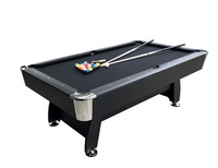 Assembled Rack & Roll Assembled 7Ft Pool Table Black With Auto Ball Return - The Ultimate Package Deal (NOT A KIT SET)