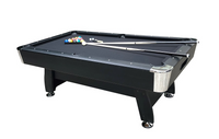 Assembled Rack & Roll Assembled 7Ft Pool Table Black With Auto Ball Return - The Ultimate Package Deal (NOT A KIT SET)